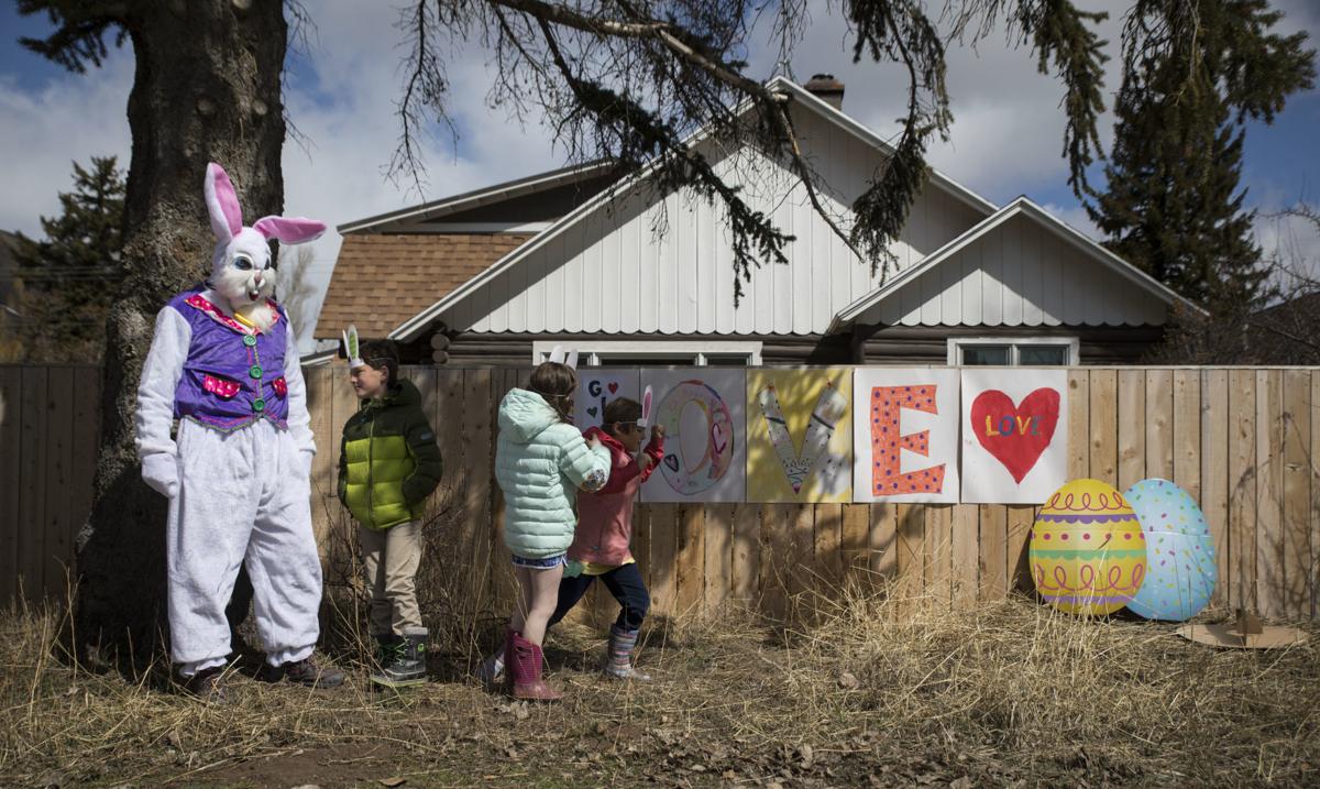 St. John's Episcopal Church celebrates Easter Sunday with a "Love Hunt" around town