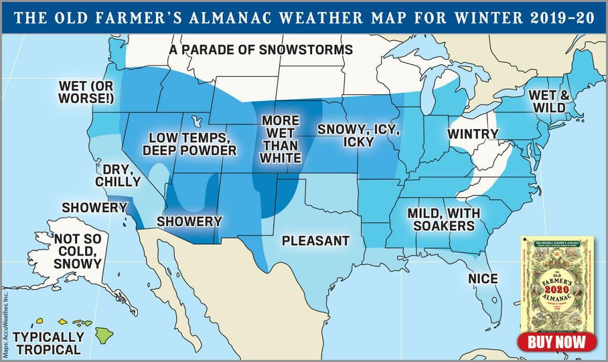Farmers Almanacs Predict Cold Snowy Winter In Jackson Hole