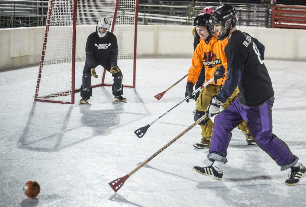 Broomball booms on valley’s winter nights Features