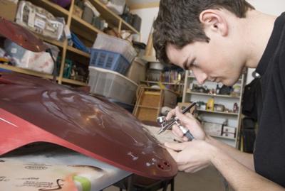 Teen S Paint Jobs Give Snowmobiles Pizzazz Archives