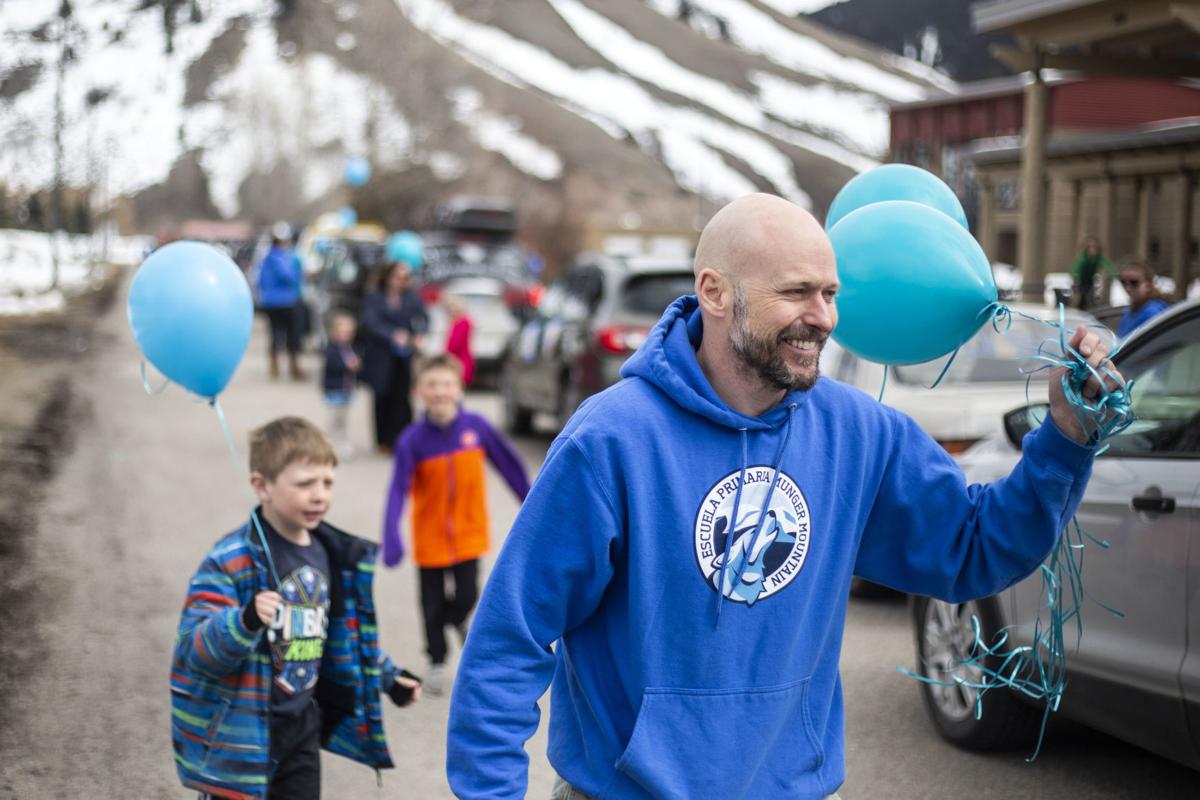 Munger Mountain Elementary School teacher parade
