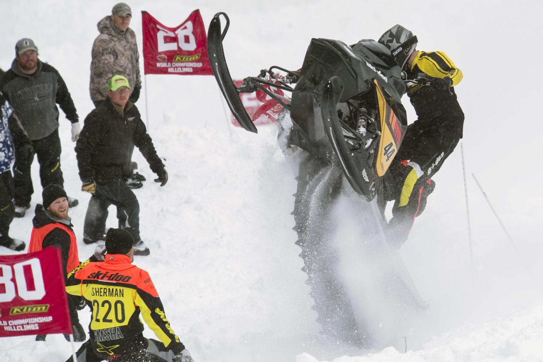 43rd annual World Championship Snowmobile Hill Climb Sports