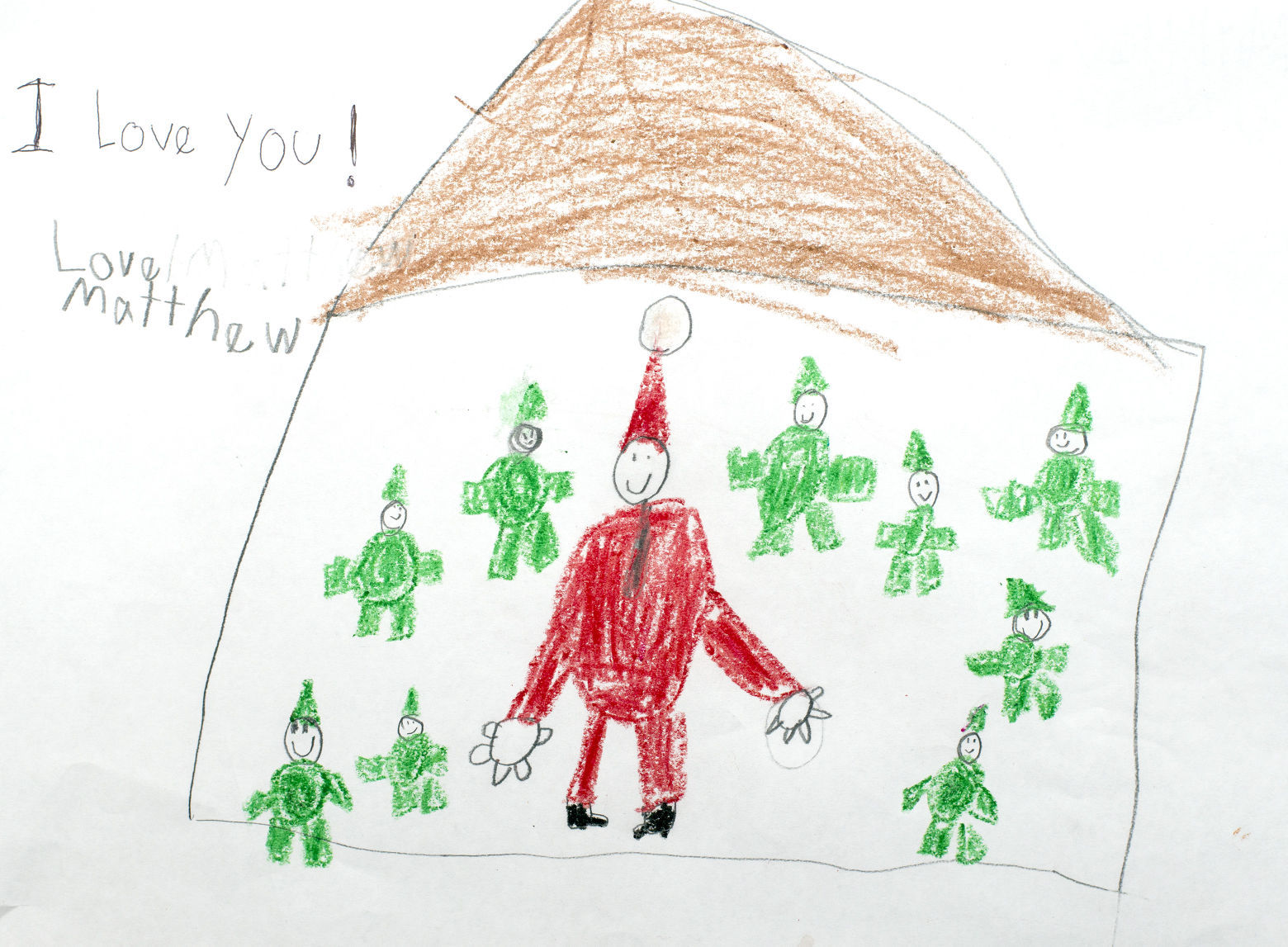Kids write to Santa Features