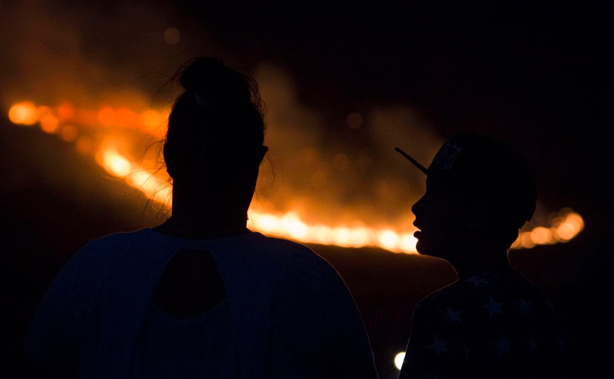 Swinging Bridge Fire