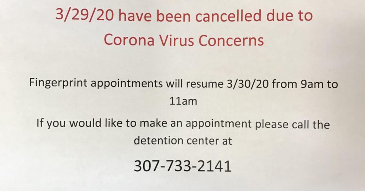 Teton County Jail notice