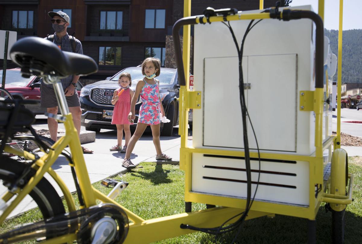 Free ice cream e-bike spreads joy around Jackson