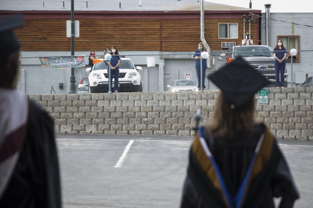 Socially distant CWC graduation