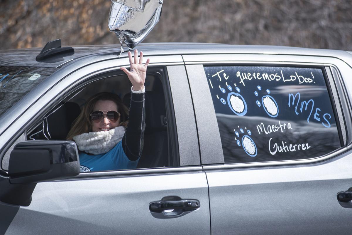 Munger Mountain Elementary School teacher parade