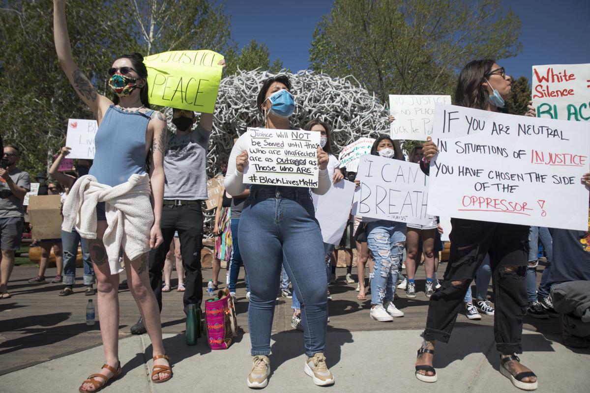 Black Lives Matter protest on Town Square