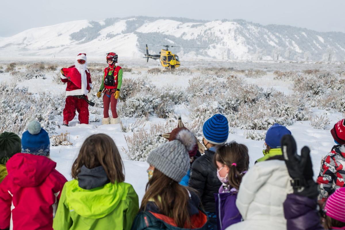 Santa Claus flies with Teton County Search and Rescue