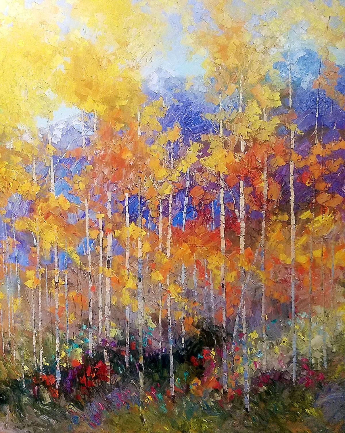 Aspen Trees On Display At Mountain Trails Arts Jhnewsandguide Com
