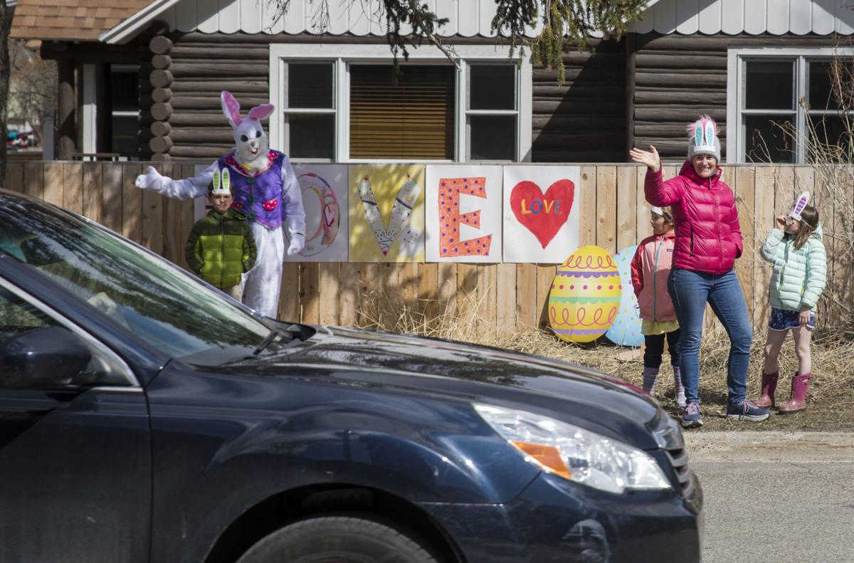 St. John's Episcopal Church celebrates Easter Sunday with a "Love Hunt" around town