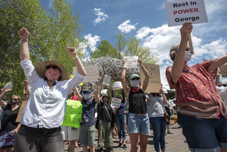 Town Square Gathering Mirrors National Protests Of George Floyd