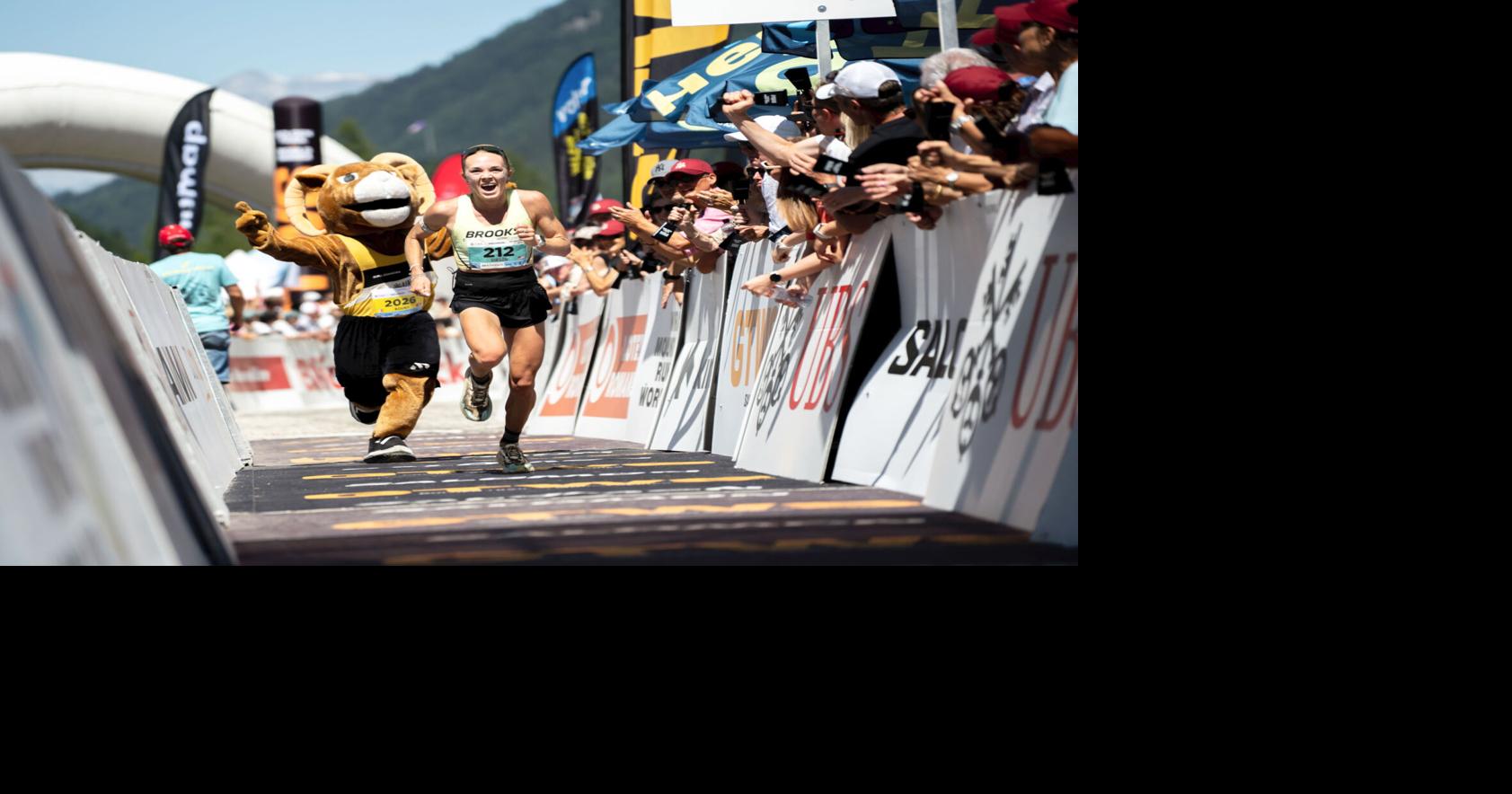 Anna Gibson clashes with world's best in Swiss Alps