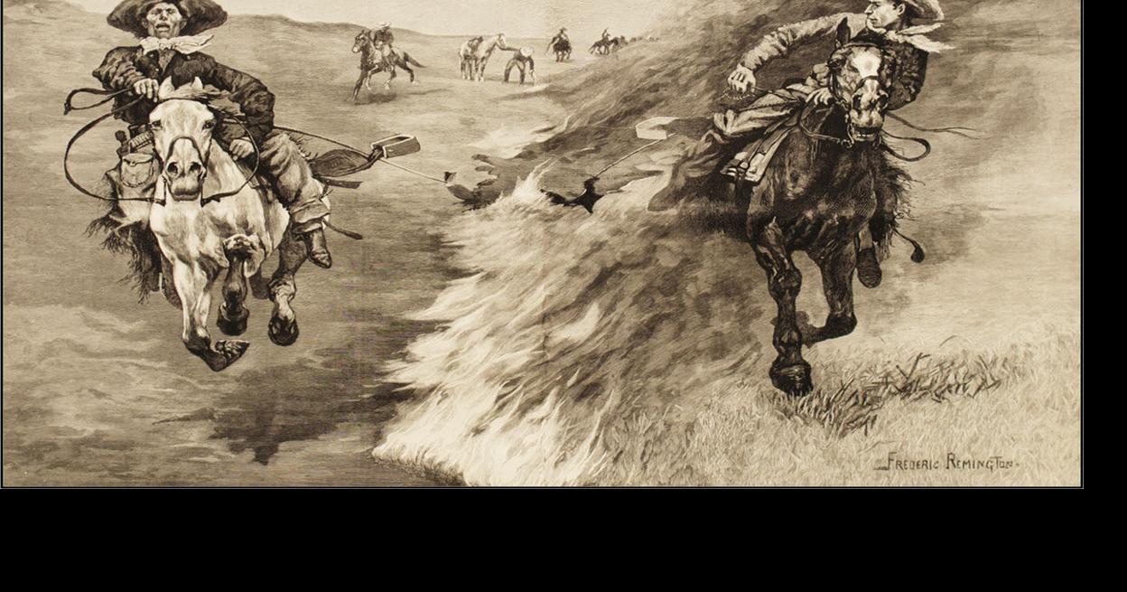 Remington engravings ride library walls | Fall Arts Festival ...