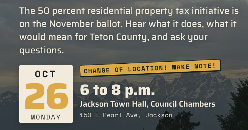 Teton County delegation hosts property tax initiative town hall