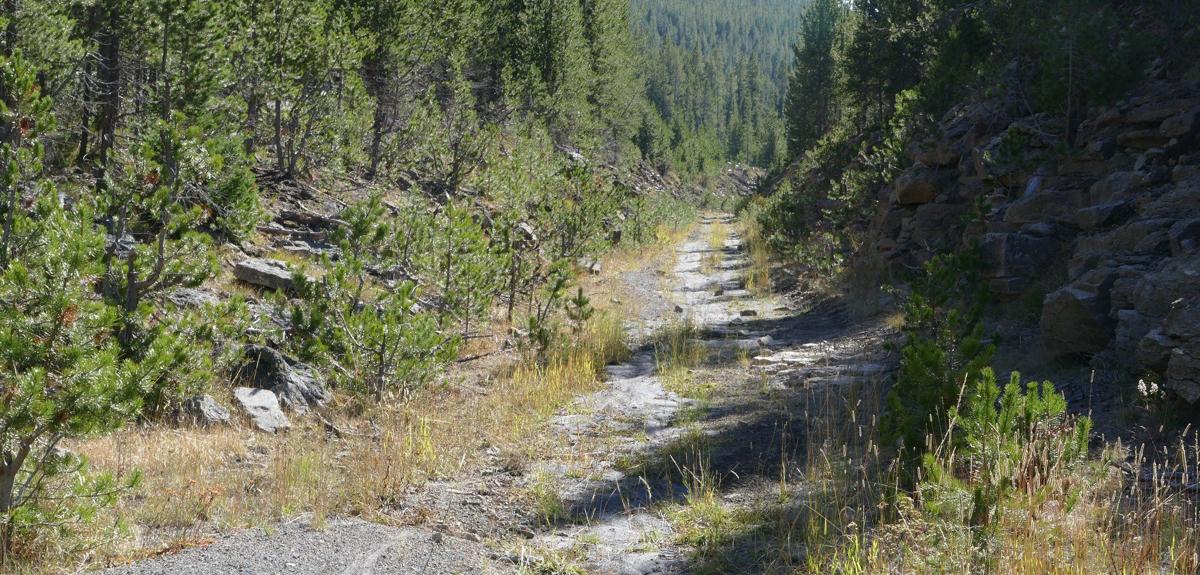Old Yellowstone railway line to biking and hiking trail The