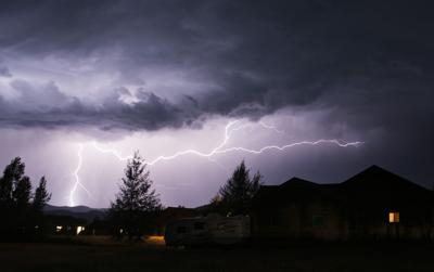 Lightning over Teton Valley