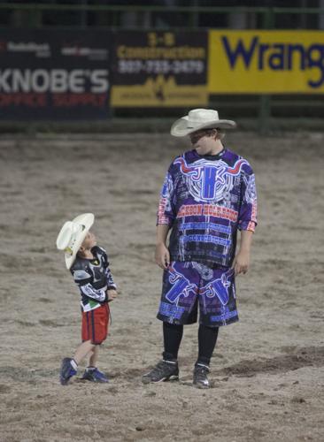 Local Bullfighter in the Jackson Hole PBR