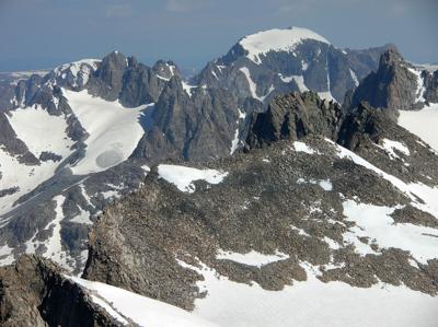 Gannett Peak in the Wind River Mountains