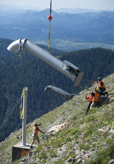 Teton Pass avalanche-control blaster upgrades underway | This Just In ...