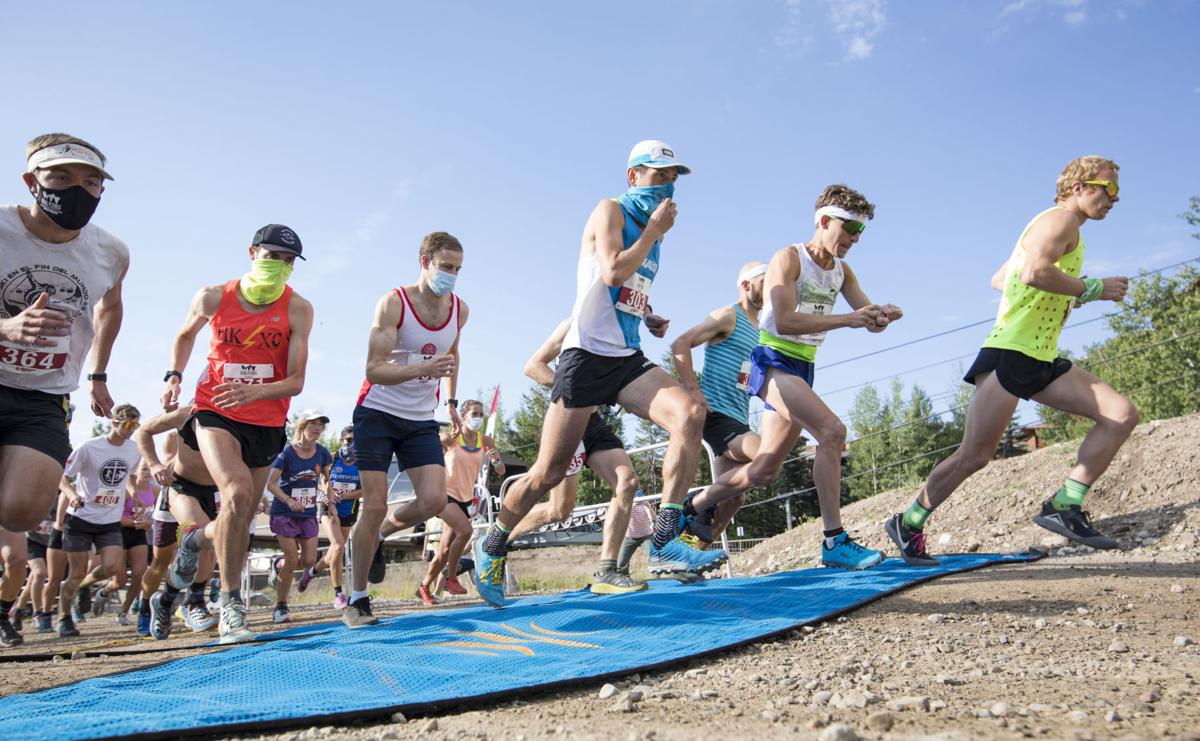 Athletes take on new Rendezvous Mountain Hillclimb route