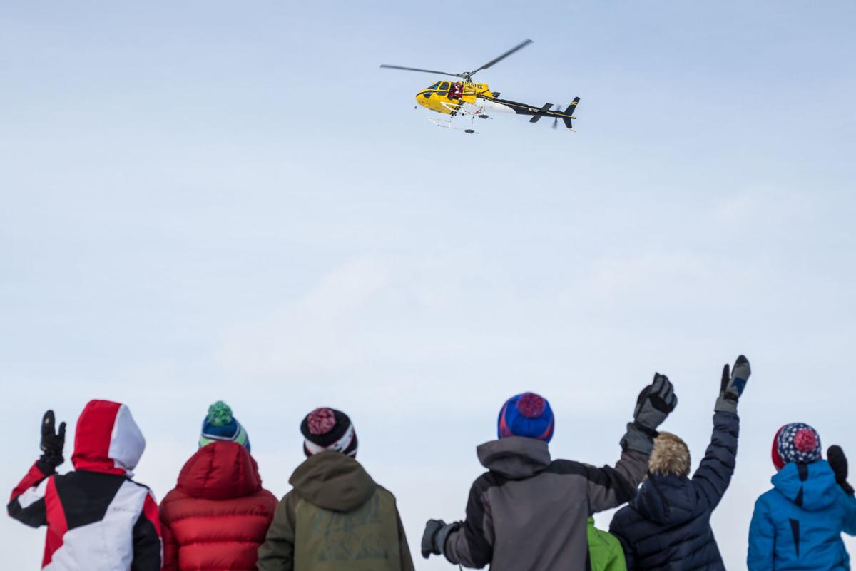 Santa Claus flies with Teton County Search and Rescue