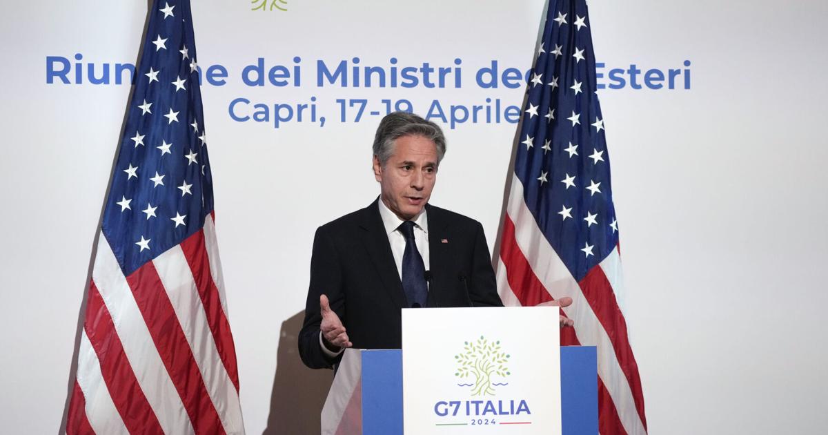 Ministros de Asuntos Exteriores del G7 de Italia |  Abril