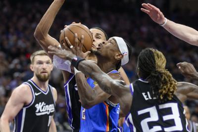 APTOPIX Thunder Kings Basketball
