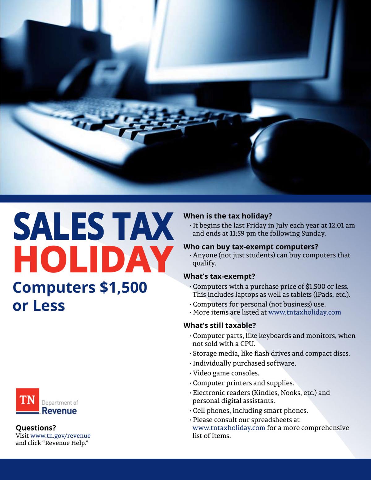 Just What Can You Buy Tax Free On Sales Tax Holiday Business