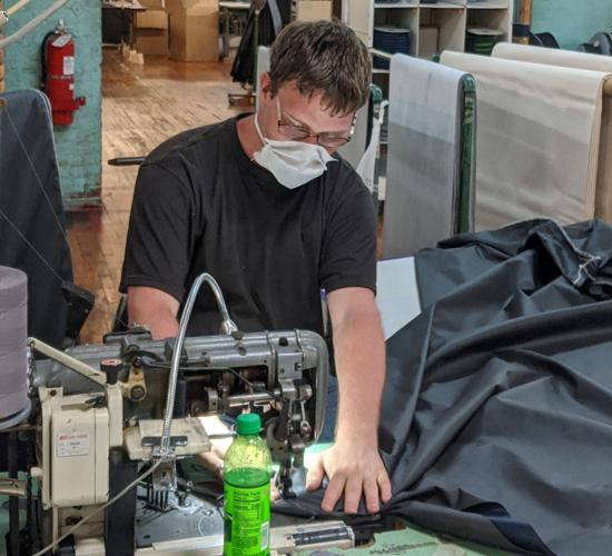 Local bedding company changes lanes to produce field hospital