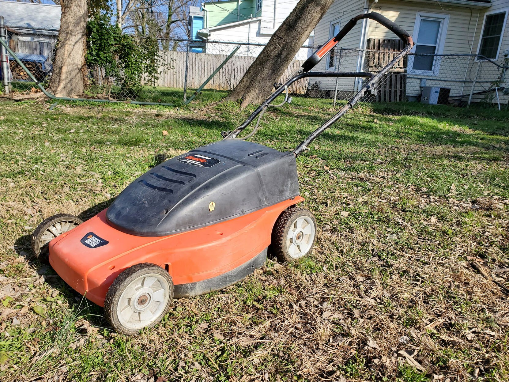 Black and decker best sale electric lawn mower repair