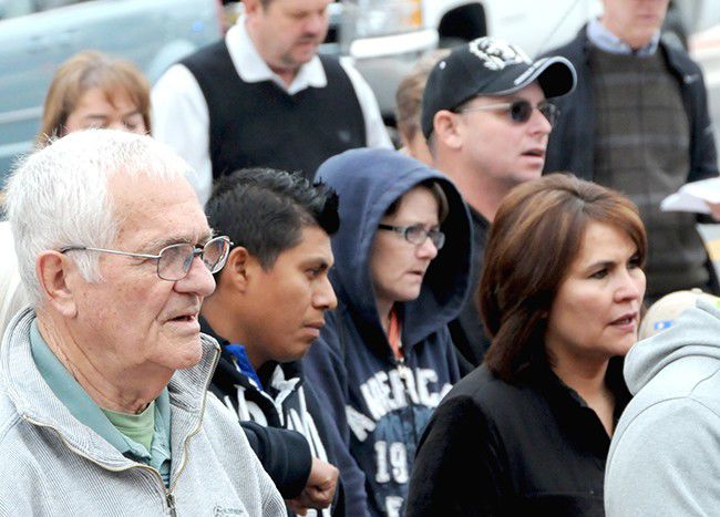 As Easter nears, Erwin, Unicoi residents walk mile in Jesus' shoes