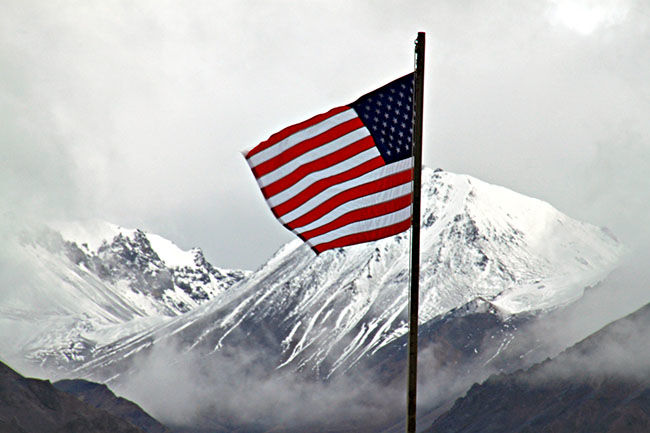 A flag in Denali National Park | Galleries | johnsoncitypress.com