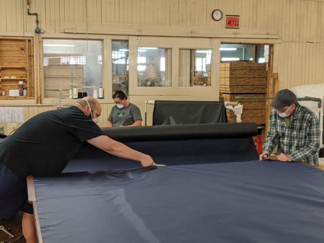 Local bedding company changes lanes to produce field hospital