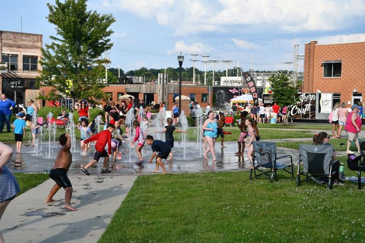 Centennial Park water feature