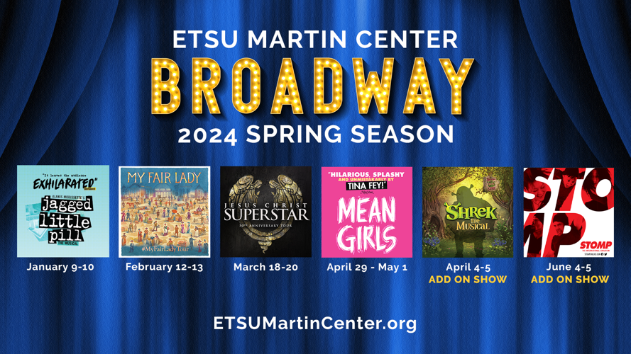 Martin Center for the Arts announces Spring 2024 Broadway Season