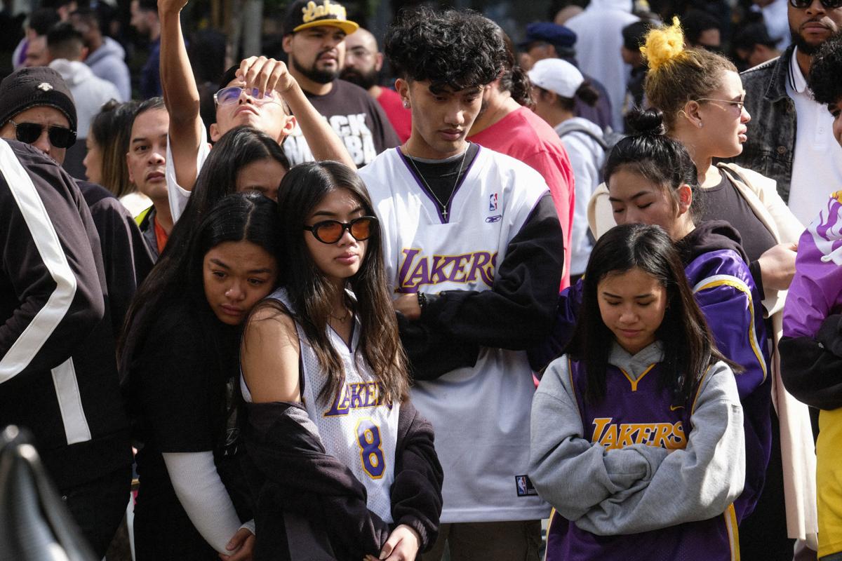 Tears Shed Joyful Times Recalled At Kobe Bryant Memorial Sports Johnsoncitypress Com