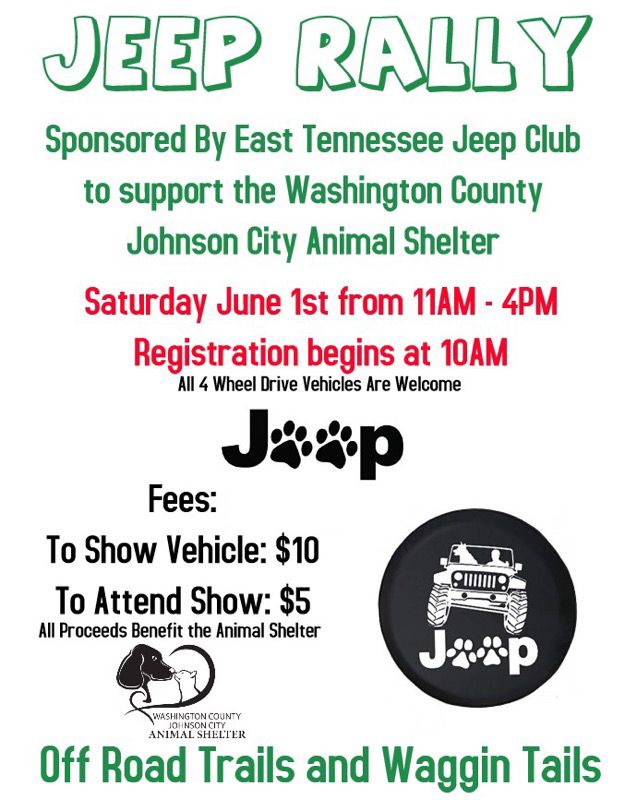 Dog Adoption Fees Reduced At Washington County Johnson City Animal Shelter Jeep Rally Fundraiser For Weekend Event Pets Johnsoncitypress Com