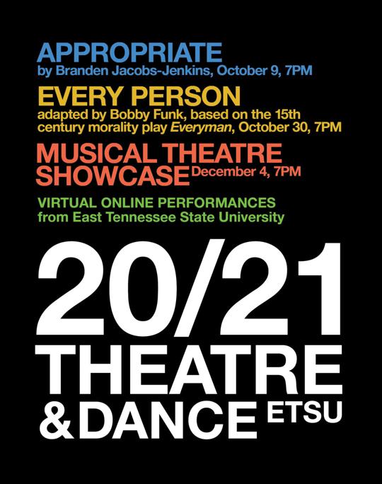 ETSU Theatre and Dance plans virtual performances for fall semester