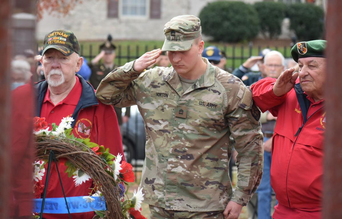 Saluting the fallen