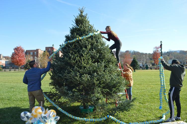 PHOTOS Groups decorate 150 Christmas trees in Founders, King Commons
