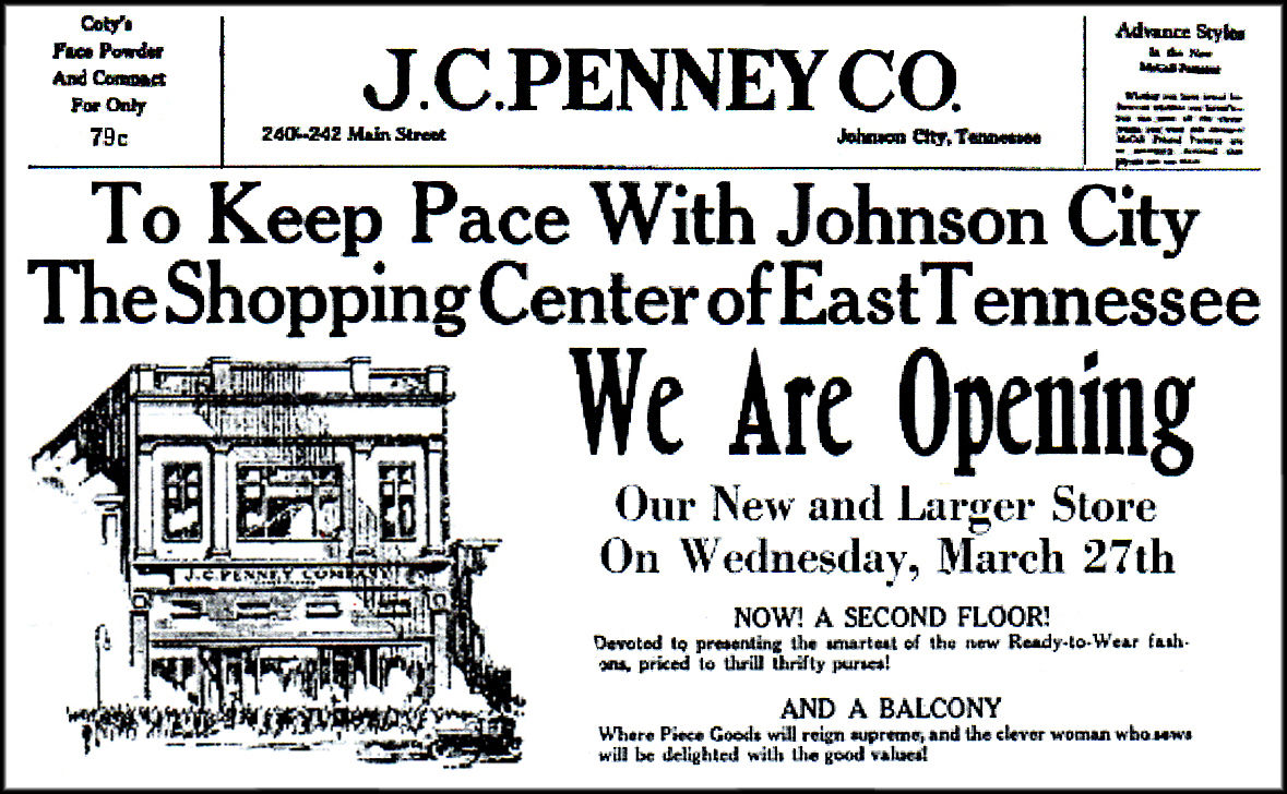 JCPenney Co. opened three downtown stores before relocating to Mall in ...