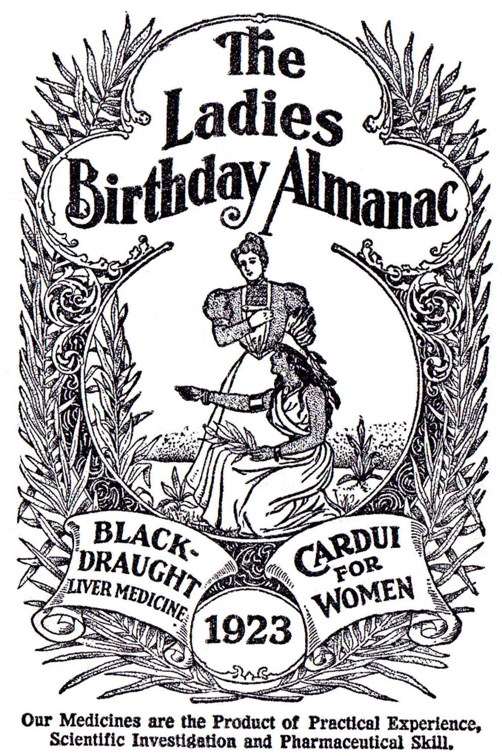 'The Ladies Birthday Almanac' offered advice on medicine Columns
