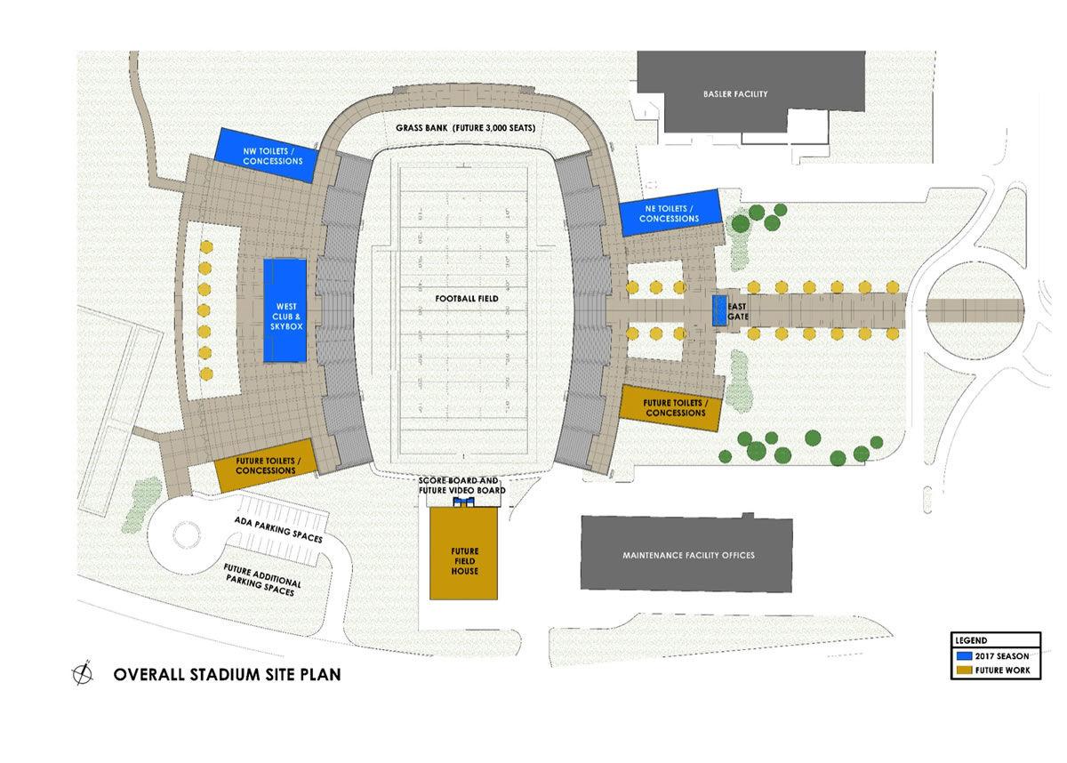 ETSU begins phase one construction of football stadium Living