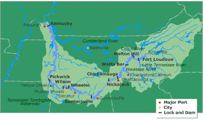 Tennessee River Map Before Tva Upper Northeast Tennessee Not Named By Tva For Potential Flooding From  Heavy Rain This Week | News | Johnsoncitypress.com