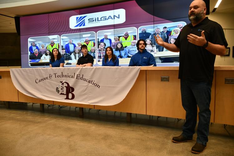 Silgan has four work-based learning students this semester