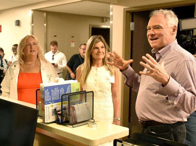 Tim Kaine on Va. recess tour