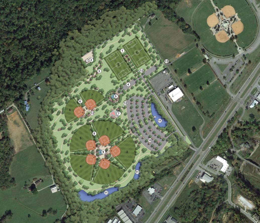 Johnson City Parks and Recreation reveals Winged Deer Park athletic