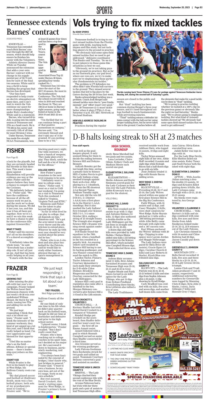 Page B3 | e-Paper | johnsoncitypress.com